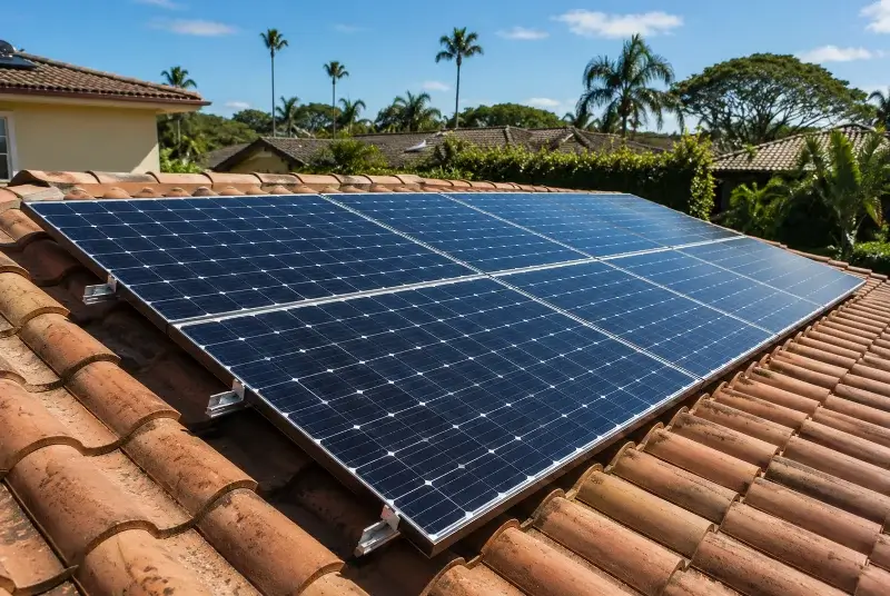 Installation de panneaux solaires à Saint-Léger